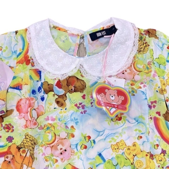 IRON FIST Care Bears Spring Fling girlie top S, M, L, NWT - Picture 7 of 11